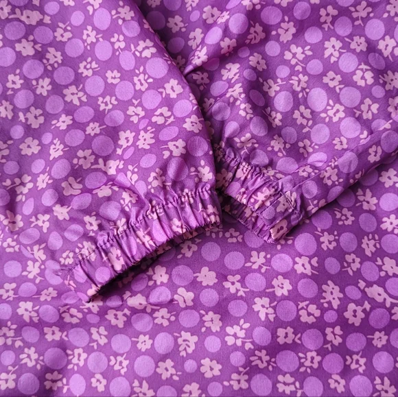 GIRLS SPRING HOODED JACKET LOT: LAND'S END RAIN COAT EDDIE BAUER UTILITY SIZE 7 - Picture 5 of 15